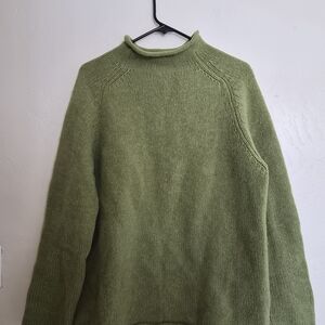 J. Crew 100% Wool Rollneck Sweater